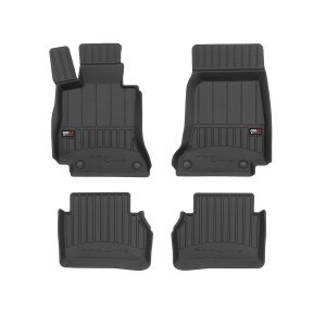 Mercedes-Benz E-Class Floor Mat - Omac - Premium TPE - Black - '16-'23 Mercedes-Benz E-Class Floor Mat - Omac - Premium TPE - Black - '16-'23